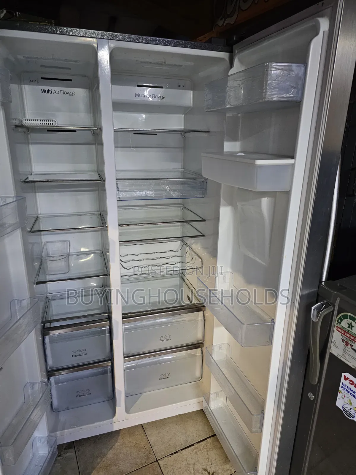 Hisense 500L Side by Side Fridge