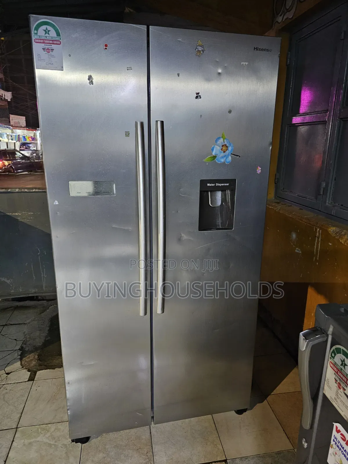 Hisense 500L Side by Side Fridge