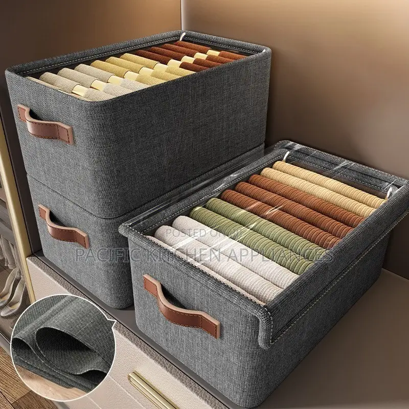 Clothes Storage Box Organizer for Bedroom Drawers Wardrobe Storage S