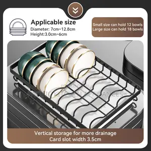 Large 3 Tiers Kitchen Storage Rack Chopstick Knife Rack