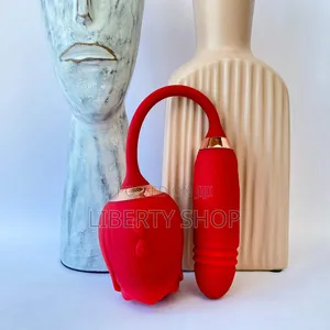 2-in-1 Rose Toy Vibrator – Dual Stimulation Sucking and Vibrating