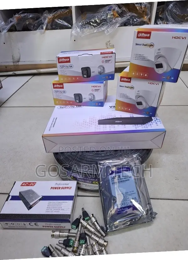 Dahua 4-Channel IP Smart Dual 2MP CCTV Kit With
