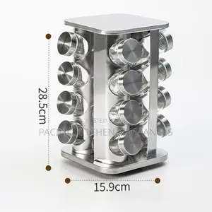 12jar Rotating 12pc Carousel Spice Rack Now Availabl