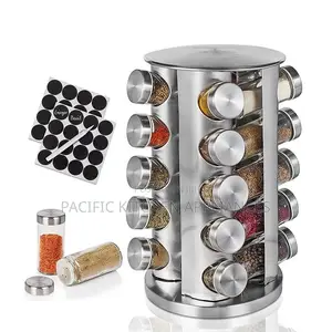 12jar Rotating 12pc Carousel Spice Rack Now Availabl