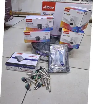 4-Channel Dahua Smart Hybrid Color CCTV Cameras With Audio