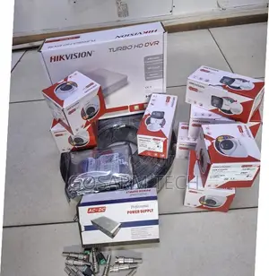 Hikvision 8 Smart Hybrid CCTV Camera Full Kit With Hard Disk Drive