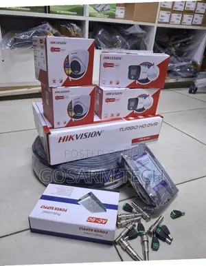 Hikvision 4 Channel CCTV Kit/Package Set