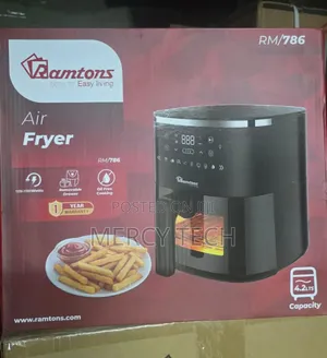 Ramtons 4.2L Digital Air Fryer (RM/786)
