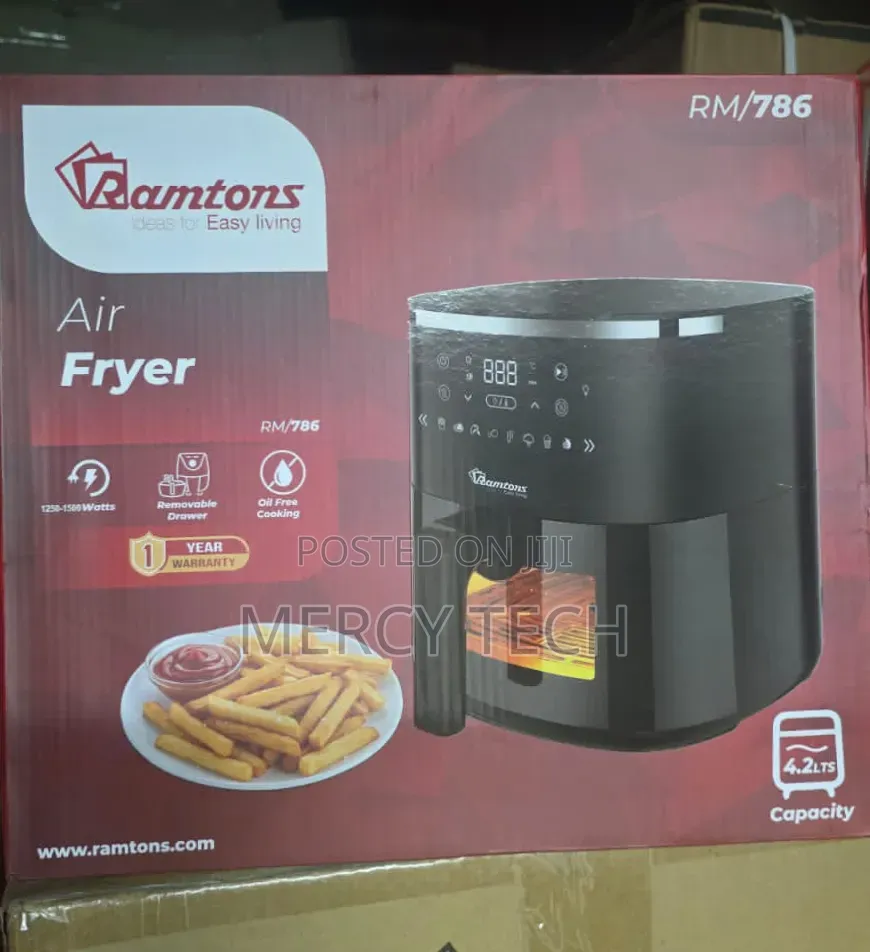 Ramtons 4.2L Digital Air Fryer (RM/786)