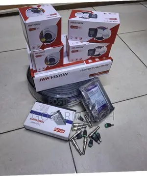 Hikvision CCTV Complete Sales Kit, 4 CCTV Cameras Dome/Bullet