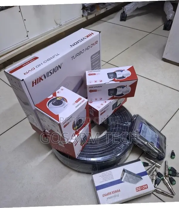 Hikvision 4 Channel CCTV Kit 24/7 Full Time Colored 2MP