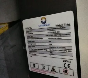 5.12kwh 51.2v 100ah Lvtopsun Lifepo4 Lithium Batteries