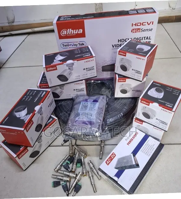 8 Camera Dahua CCTV Package 1080P DVR Security Surveillance Kit