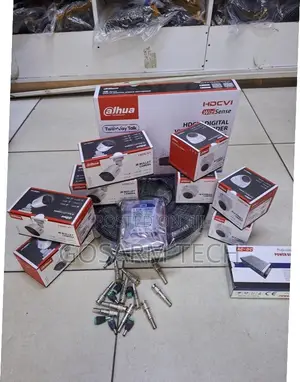 Full Kit Dahua 8 CCTV Cameras Complete System Package Kit