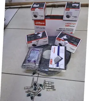 Dahua 4 Channel CCTV Security Camera System With 4 Cameras and DVR