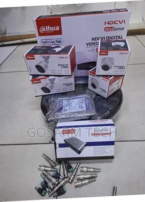 Dahua 4 Channel 3PCS CCTV Kit With Mobile Phone Remote Viewing