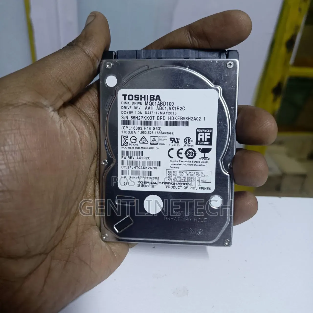 Toshiba 500gb HDD Availbles