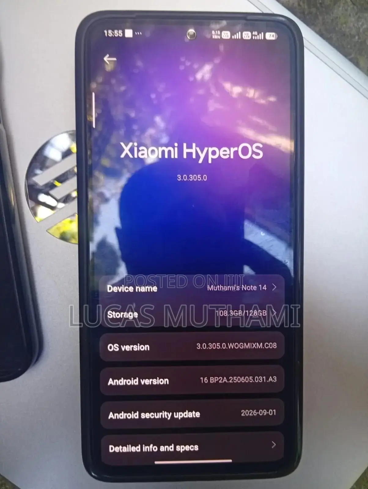Xiaomi Redmi Note 14 4G 128 GB Black