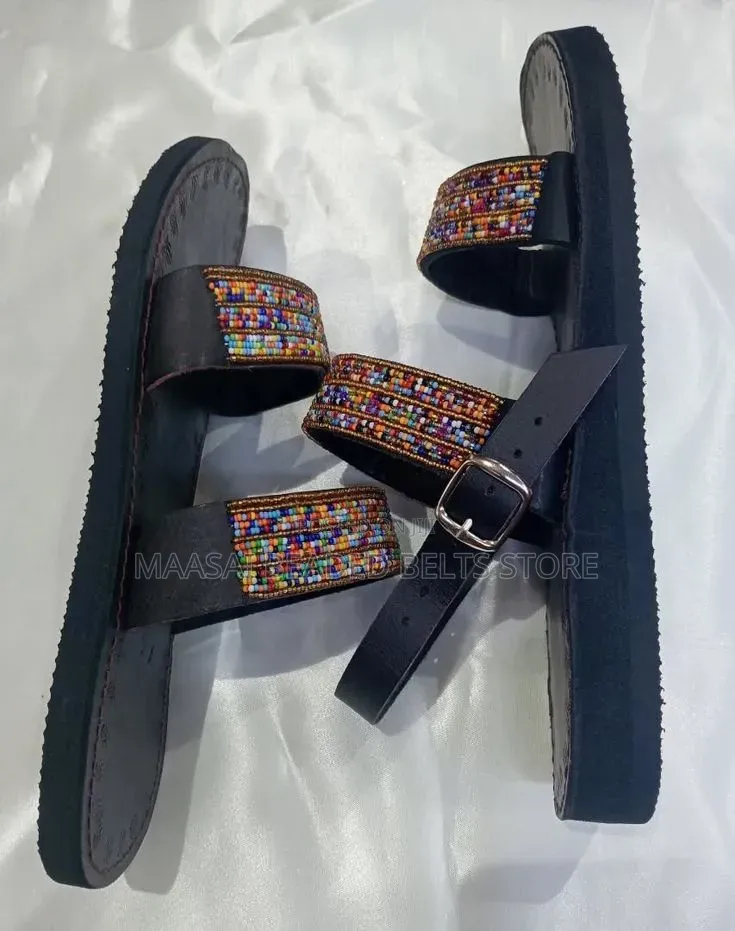 Ladies Beaded Sandals