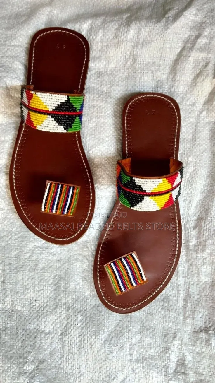 Ladies Beaded Sandals