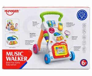 Push Walker With Music for Babies – Interactive Baby Learning Walker