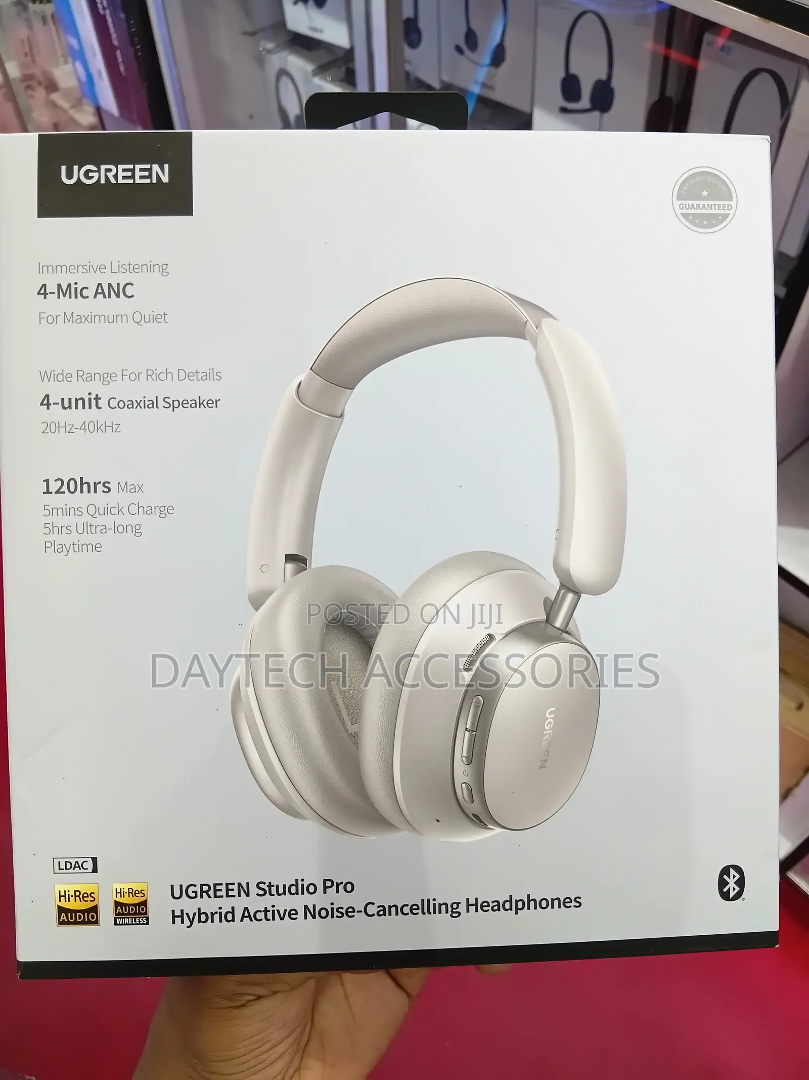 UGREEN Max 6 Studio Pro Bluetooth 6.0 Wireless Over Ear Headphones.