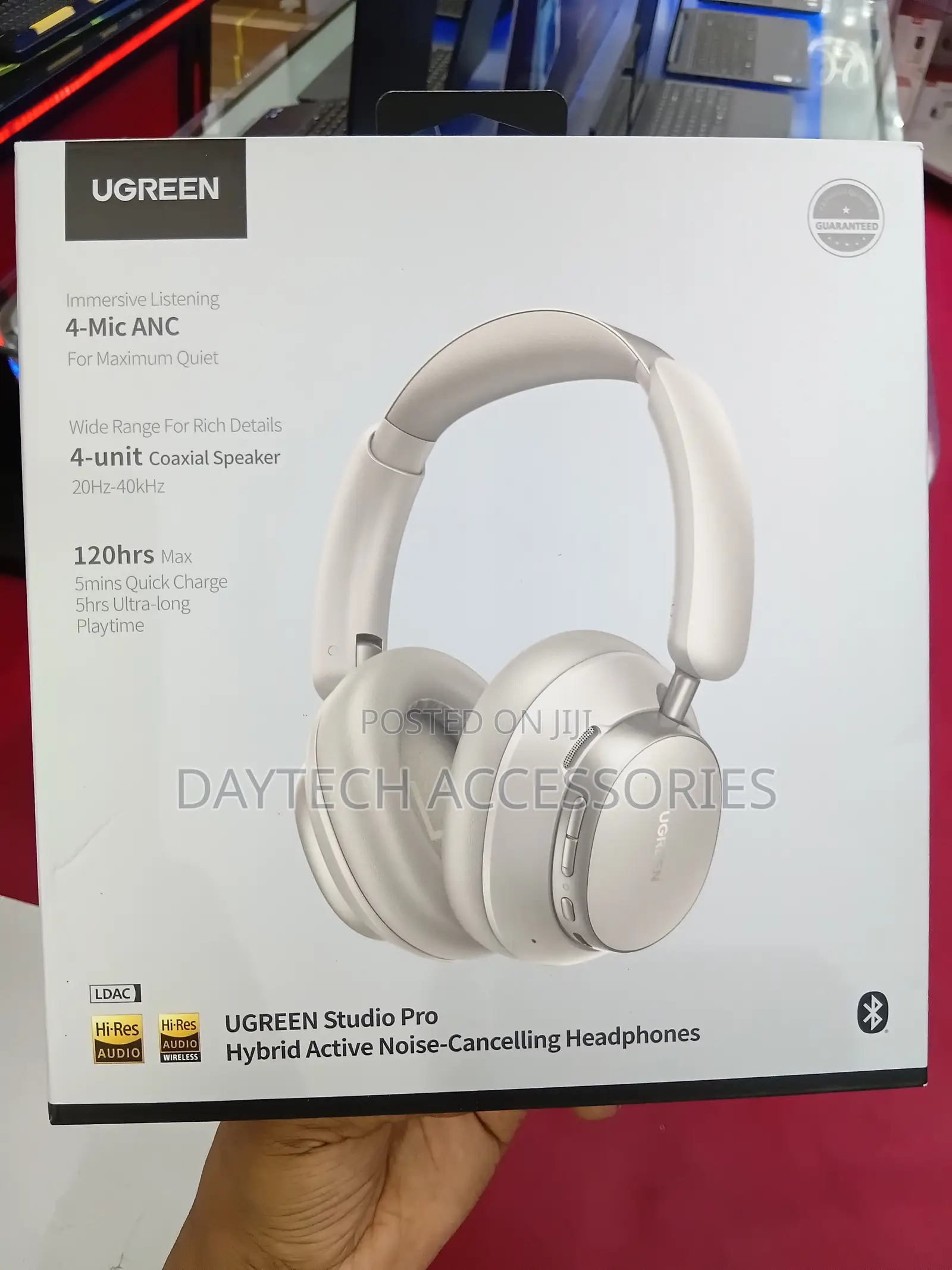 Ugreen Studio Pro Max 6 Hybrid ANC Headphones Black - HP206
