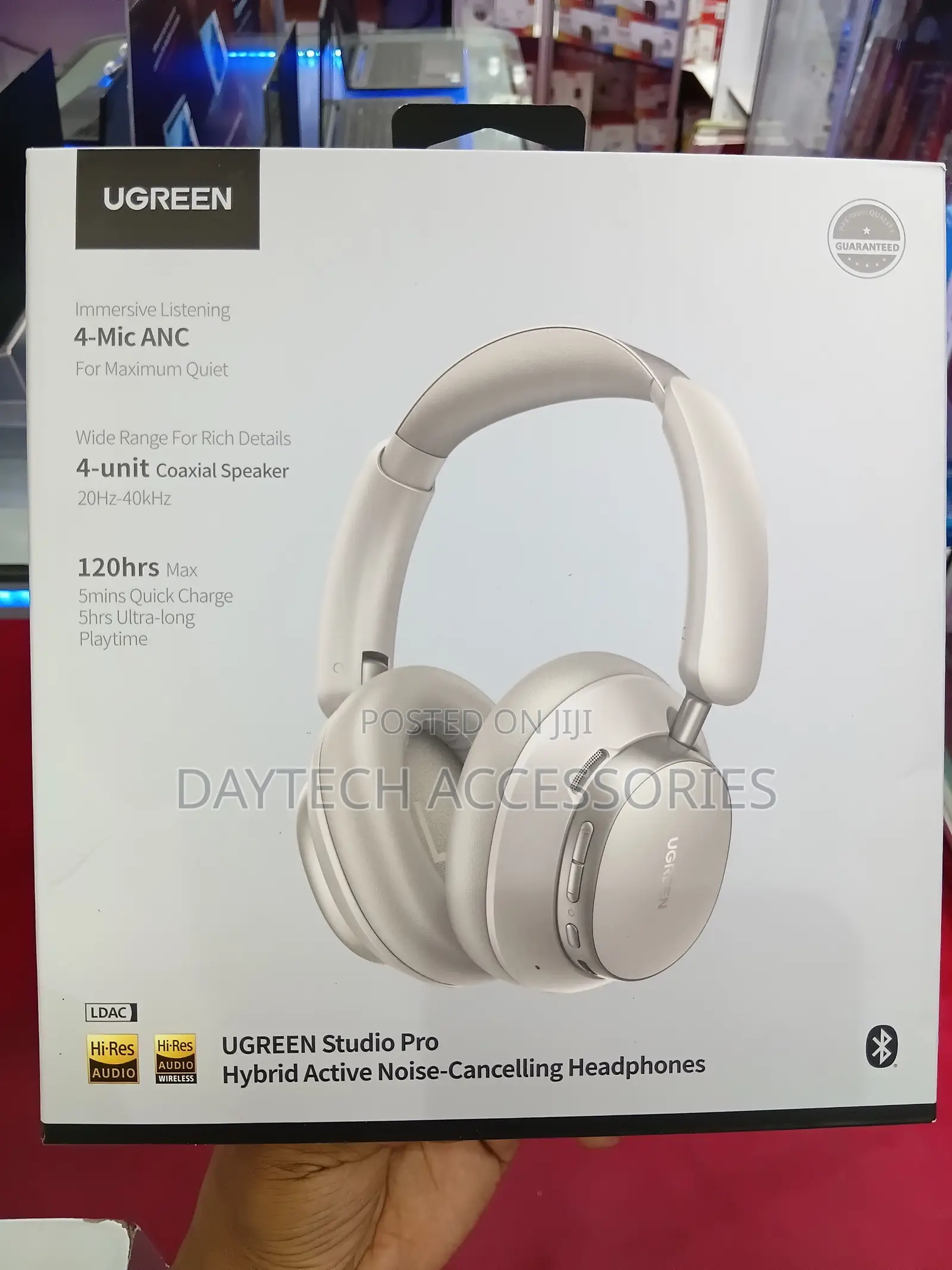 Ugreen Studio Pro Max 6 Hybrid ANC Headphones Black - HP206