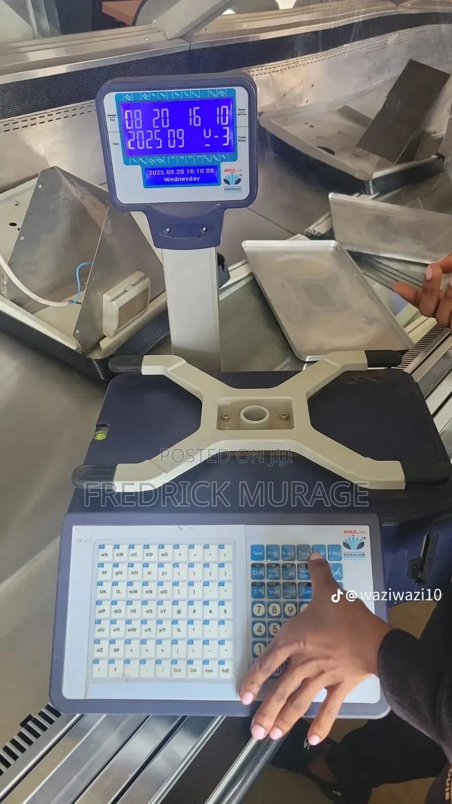Digital Weighing Scale With Barcode Printer