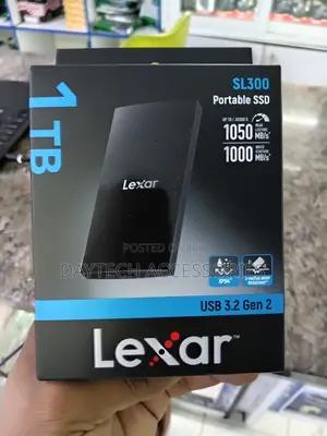 Lexar SL300 External Portable SSD 1TB Up to 1050mb/S Read.