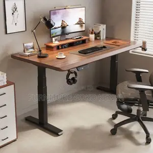 Office Desk; 1.2 Meter Electric Standing Desk 120x60cm (48x24")