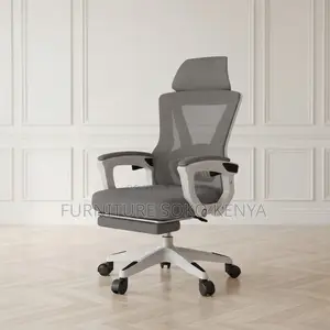 Office Chair; High Back Ergonomic Mesh Office Fabric Seat