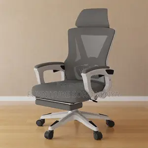 Office Chair; High Back Ergonomic Mesh Office Fabric Seat