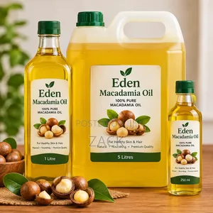 100% Pure Macadamia Oil – For Cooking, Skin & Hair
