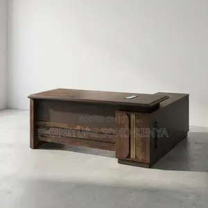 Office Desk; Modern 1.6m Solid Wood Executive Office Desk