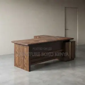 Office Desk; Modern 1.6m Solid Wood Executive Office Desk