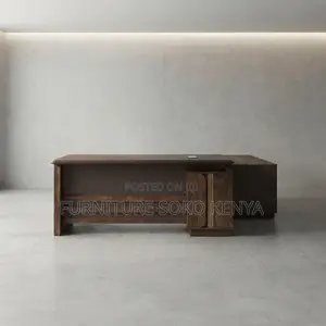 Office Desk; Modern 1.6m Solid Wood Executive Office Desk