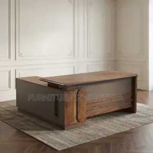 Office Desk; Modern 1.6m Solid Wood Executive Office Desk