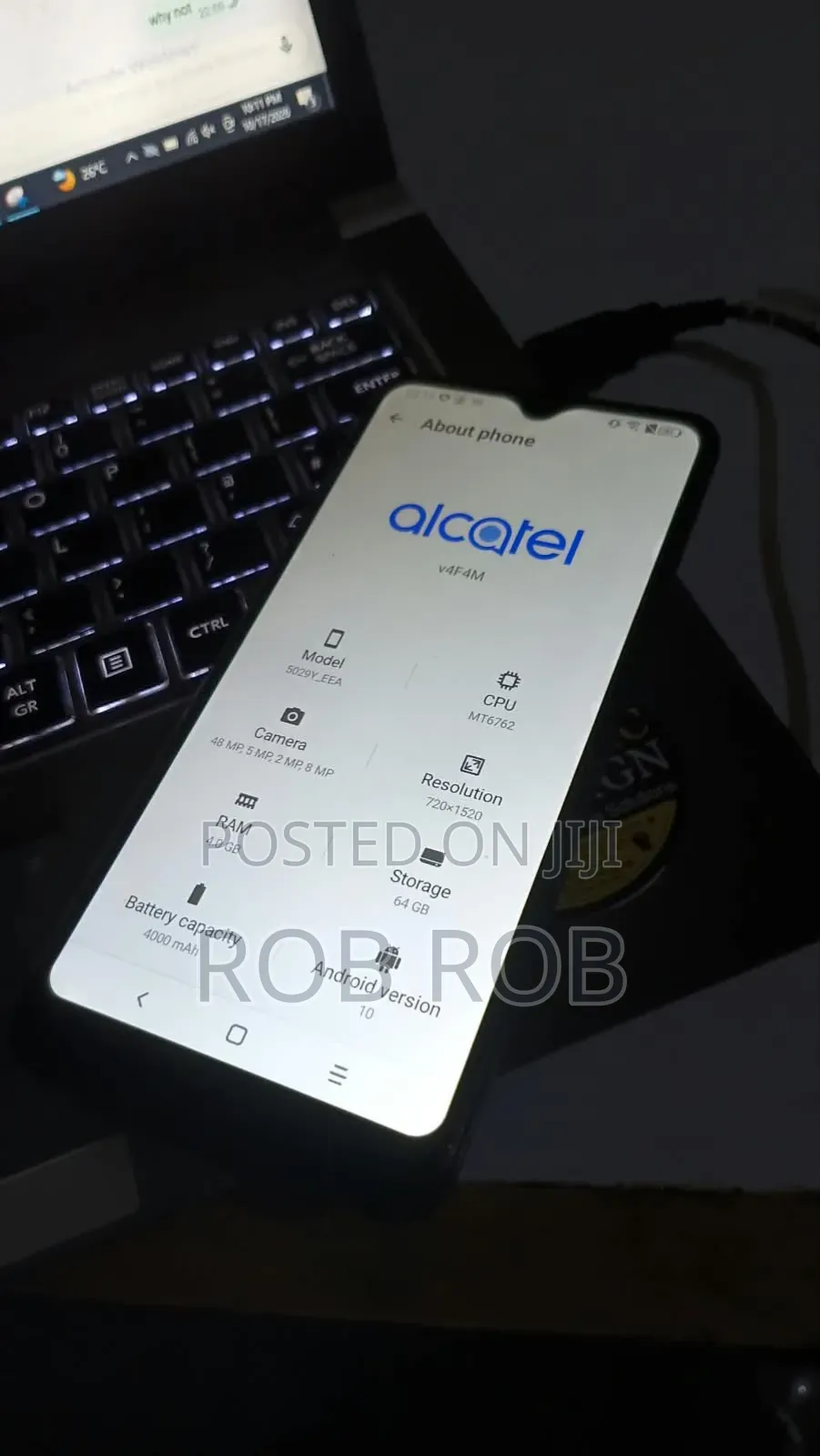 Alcatel 3L 64 GB Black