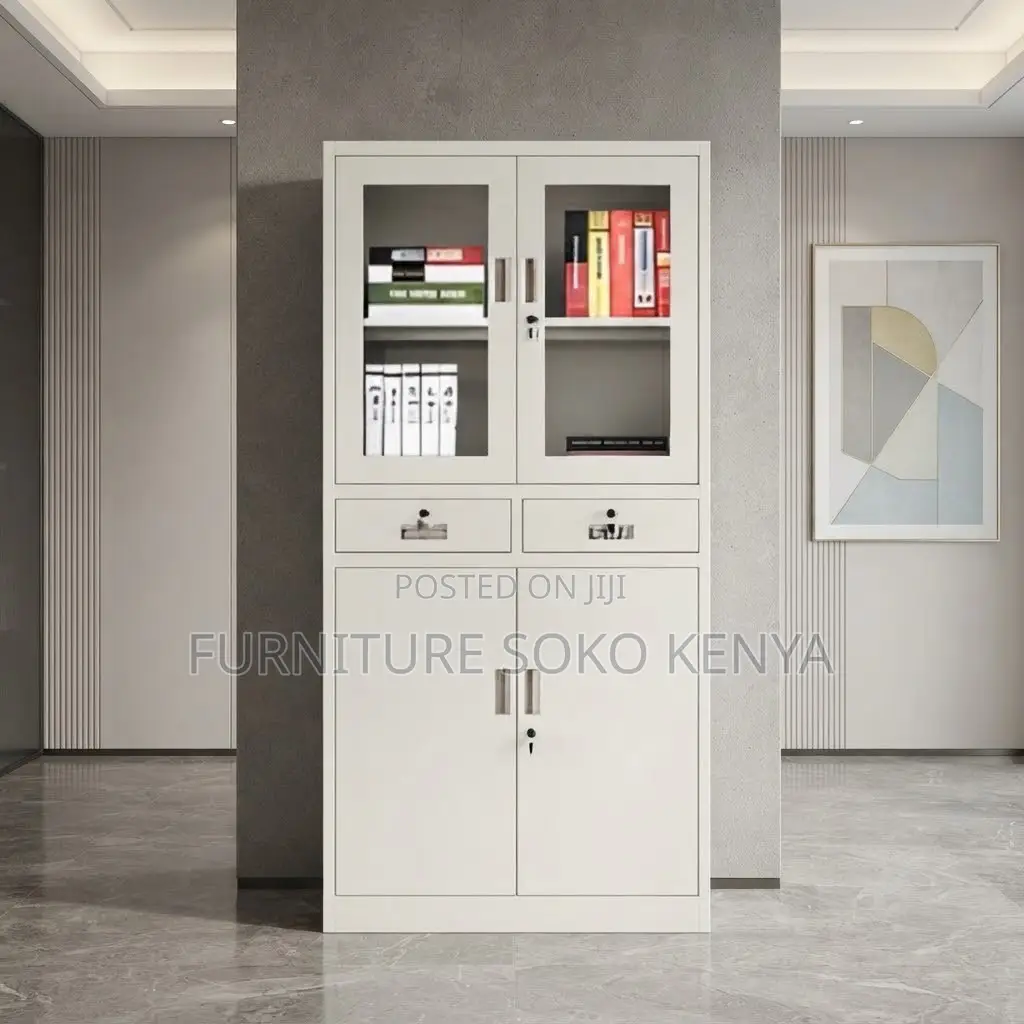 Office Cabinet; 2-Swing Door Steel Document Cabinet