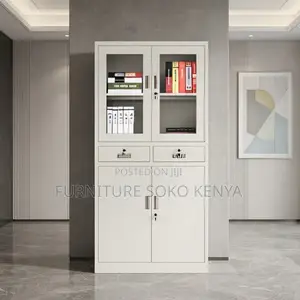 Office Cabinet; 2-Swing Door Steel Document Cabinet