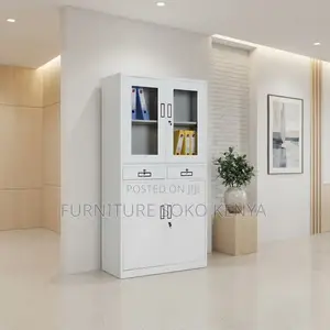 Office Cabinet; 2-Swing Door Steel Document Cabinet