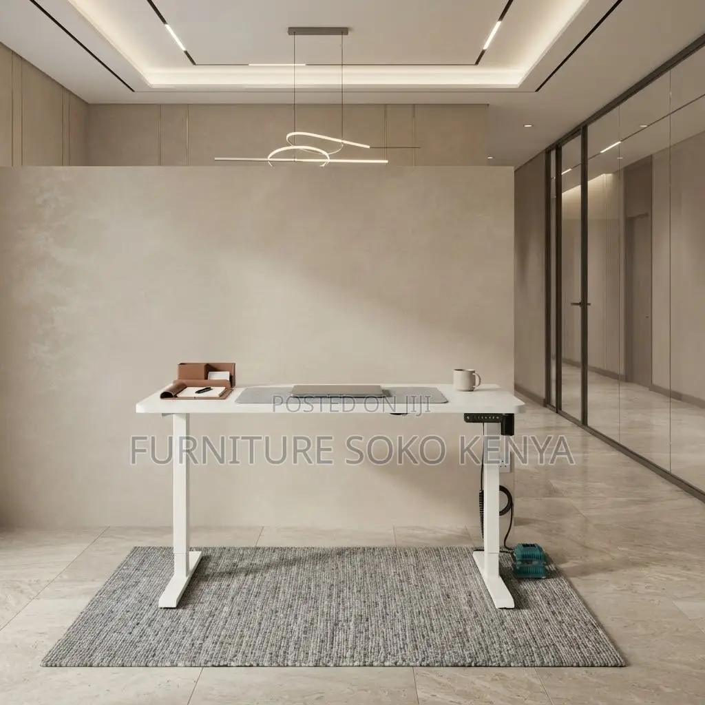 Office Desk; 1.4 Meter Height Adjustable Electric PC Gaming Table