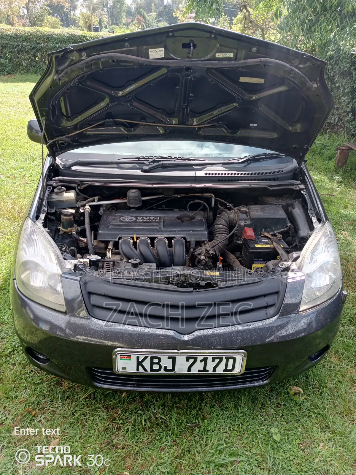 Toyota Corolla Spacio 2002 Black