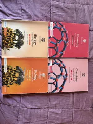 O Level Cambridge Biology and Chemistry Text Books