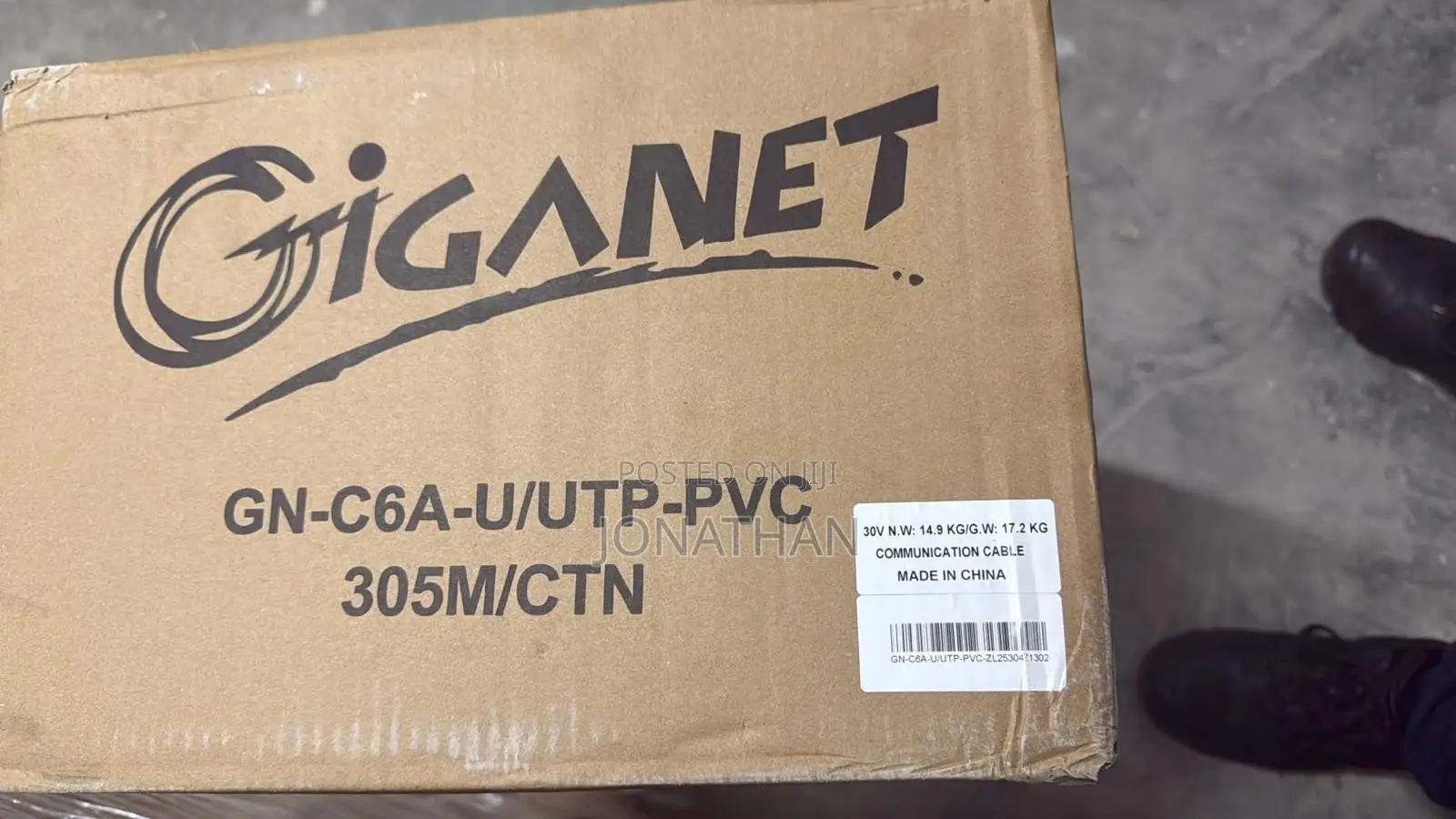 Giganet Cat6A UTP Cable