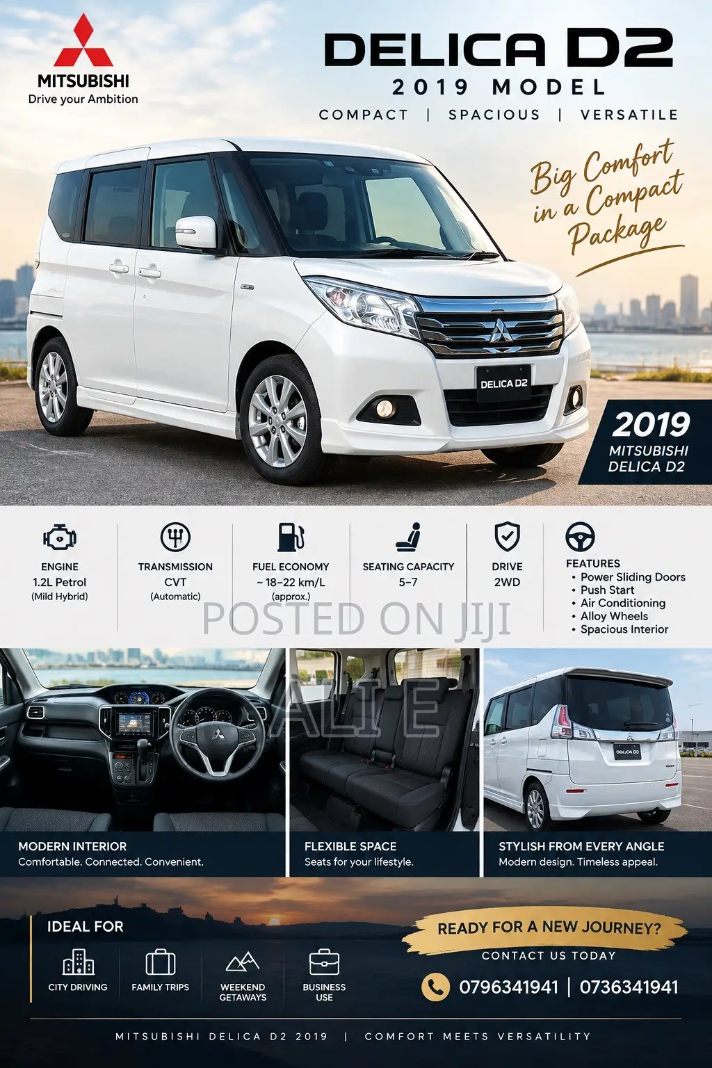 Mitsubishi Delica 2019 White