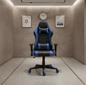 Office Chair; Ergonomic Reclining Gaming Pu Chair