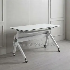 Office Table; Foldable Modern Rectangular Writing Desk