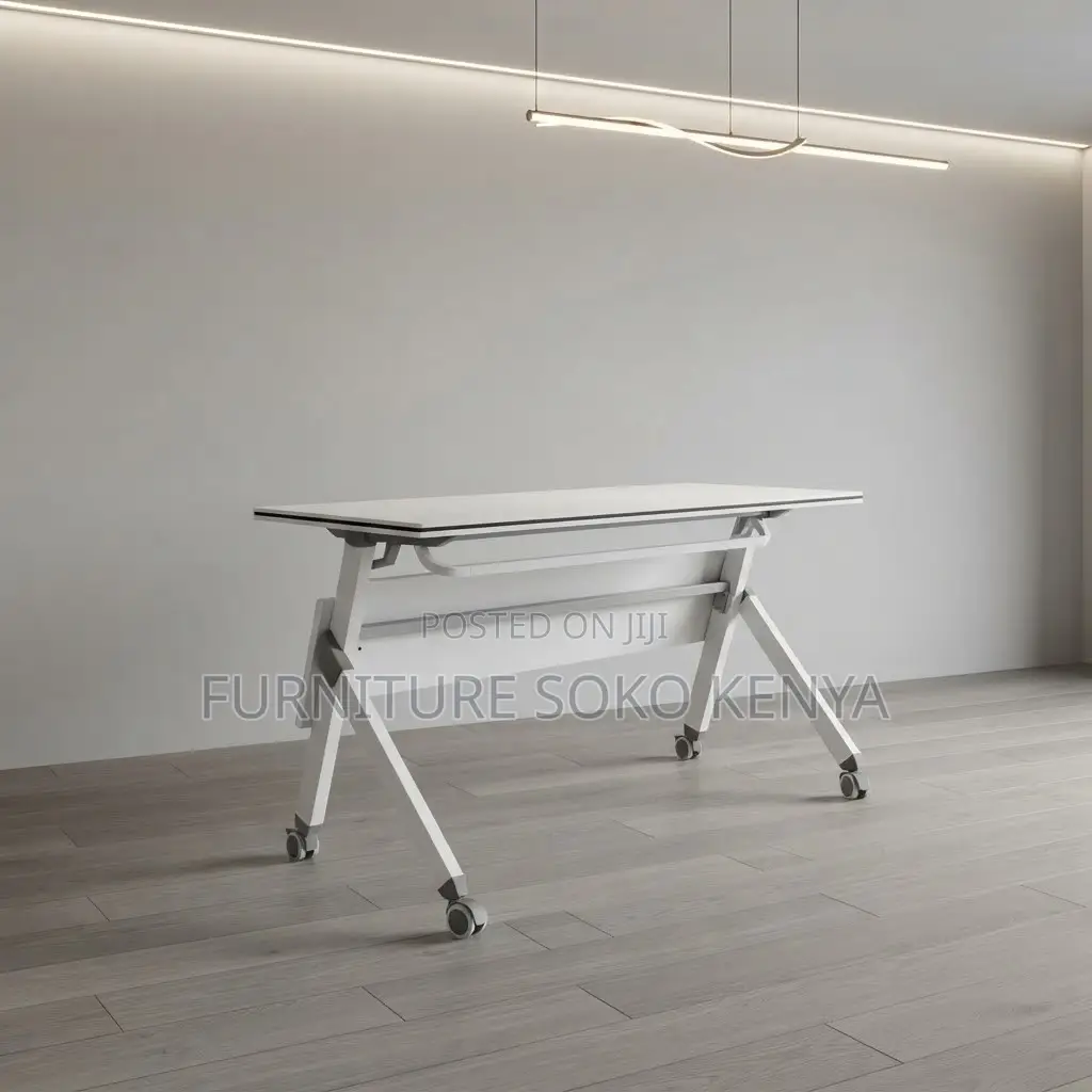 Office Table; Foldable Modern Rectangular Writing Desk